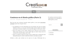 Desktop Screenshot of creativox.com