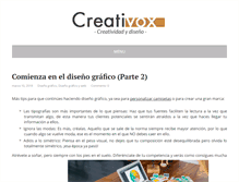 Tablet Screenshot of creativox.com